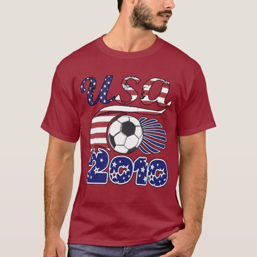 米国のサッカーのTシャツ Tシャツ (正面)