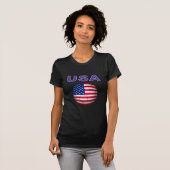 米国のサッカーのTシャツ Tシャツ (正面フル)