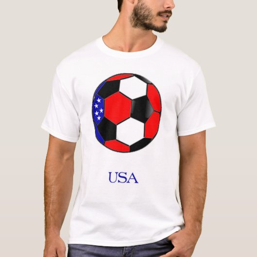 米国のサッカーのTシャツ Tシャツ (正面)