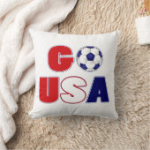 米国のサッカーは行きます クッション (ブランケット)