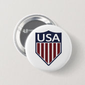 米国のサッカー1950年 缶バッジ (正面&裏面)