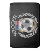 米国のサッカー2016ファンのギア バスマット (正面縦)