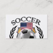 米国のサッカー2016ファンのギア 名刺 (裏面)