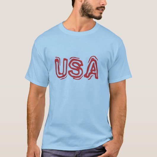 米国のサッカー2 Tシャツ (正面)