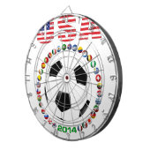 米国のサッカー4017 ダーツボード (正面右)