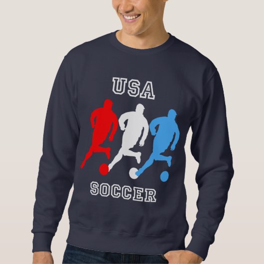 米国のサッカー スウェットシャツ (正面)