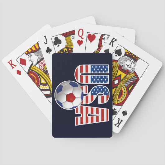 米国のサッカー トランプ (裏面)