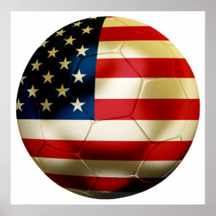 米国のサッカー ポスター