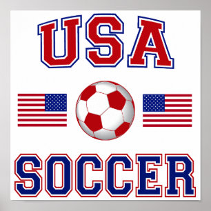 米国のサッカー ポスター