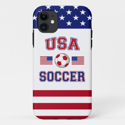 米国のサッカー Case-Mate iPhoneケース (裏面)