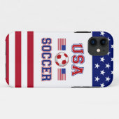 米国のサッカー Case-Mate iPhoneケース (裏面(横))