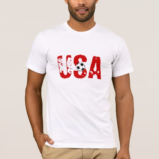米国のサッカー Tシャツ (正面)