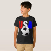 米国のサッカー Tシャツ (正面フル)