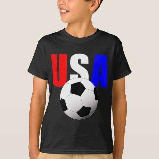 米国のサッカー Tシャツ (正面)