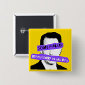 米国のスコットの歩行者の民衆扇動 缶バッジ (正面&裏面)