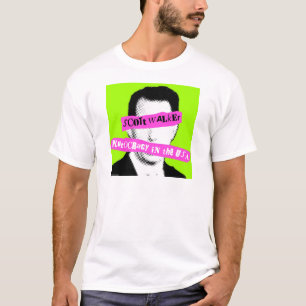 米国のスコットの歩行者の金権国家 Tシャツ