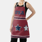 米国のスターとストライプのエプロン エプロン (インサイチュ)