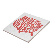 米国のタイポグラフィで作られる タイル (側面)