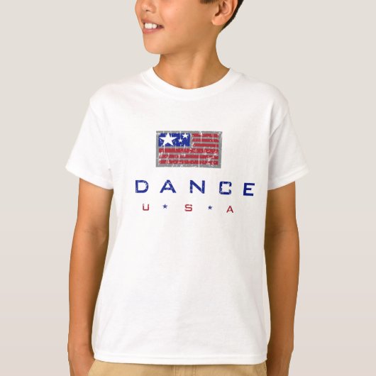 米国のダンスの青年Tシャツ Tシャツ (正面)