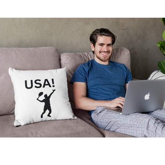 米国のテニス選手で、ボールにドットを使う クッション