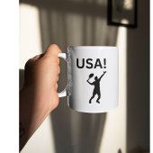 米国のテニス選手で、ボールにドットを使う コーヒーマグカップ