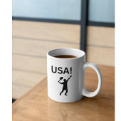 米国のテニス選手で、ボールにドットを使う コーヒーマグカップ