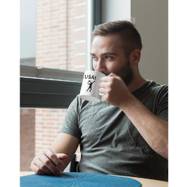 米国のテニス選手で、ボールにドットを使う コーヒーマグカップ