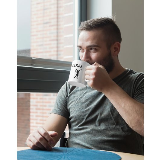 米国のテニス選手で、ボールにドットを使う コーヒーマグカップ