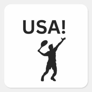 米国のテニス選手で、ボールにドットを使う スクエアシール