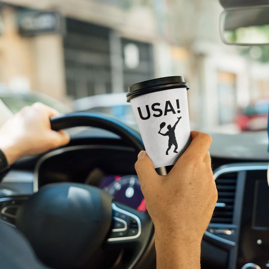 米国のテニス選手で、ボールにドットを使う 紙コップ