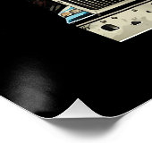 米国のトラック輸送用米国国旗 ポスター (コーナー)