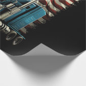 米国のトラック輸送用米国国旗 ラッピングペーパー (角)