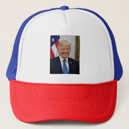米国のドナルド・トランプ大統領　ホワイトハウス キャップ