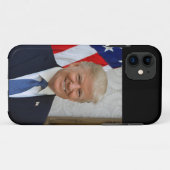 米国のドナルド・トランプ大統領 ホワイトハウス Case-Mate iPhoneケース (裏面(横))