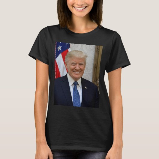 米国のドナルド・トランプ大統領　ホワイトハウス Tシャツ (正面)