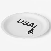 米国のバスケットボール選手 ペーパープレート (アングル)