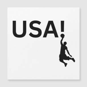 米国のバスケットボール選手 マグネット招待状