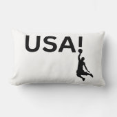 米国のバスケットボール選手 ランバークッション (正面)
