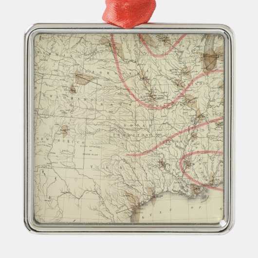 米国のバロメーター メタルオーナメント (正面)