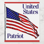 米国のパトリオットワインラベル ワインラベル (シングルラベル)