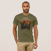 米国のパフォーマンス近代化クエスト Tシャツ (正面フル)