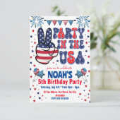 米国のパーティー誕生日招待状 招待状 (スタンド正面)