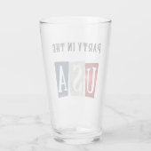 米国のパーティー タンブラーグラス (裏面)