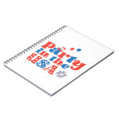 米国のパーティー ノートブック (左側)