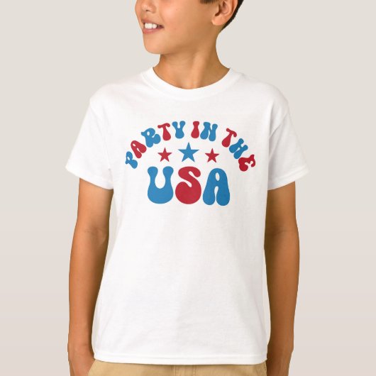 米国のパーティー Tシャツ (正面)