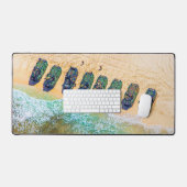 米国のビーチ装甲 – アサルト水陸両用車 デスクマット (キーボード&マウス)