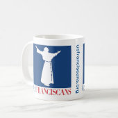 米国のフランシスコ会のコーヒー・マグ コーヒーマグカップ (正面左)