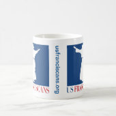 米国のフランシスコ会のコーヒー・マグ コーヒーマグカップ (中央)