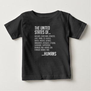 米国のベビーの暗いジャージーのTシャツ ベビーTシャツ