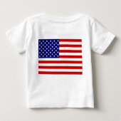 米国のベビーのTシャツ ベビーTシャツ (裏面)